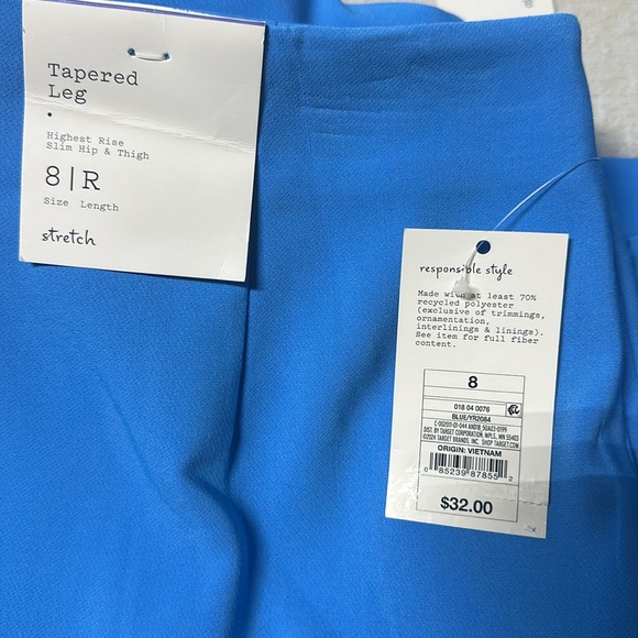 A New Day Women's Tapered High Rise Ankle Length Tailored Trousers - Picture 7 of 12